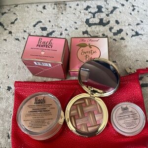 Too Faced Peach Perfect powder + bronzer +mini